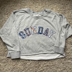 Anthropologie SUNDAY sweatshirt